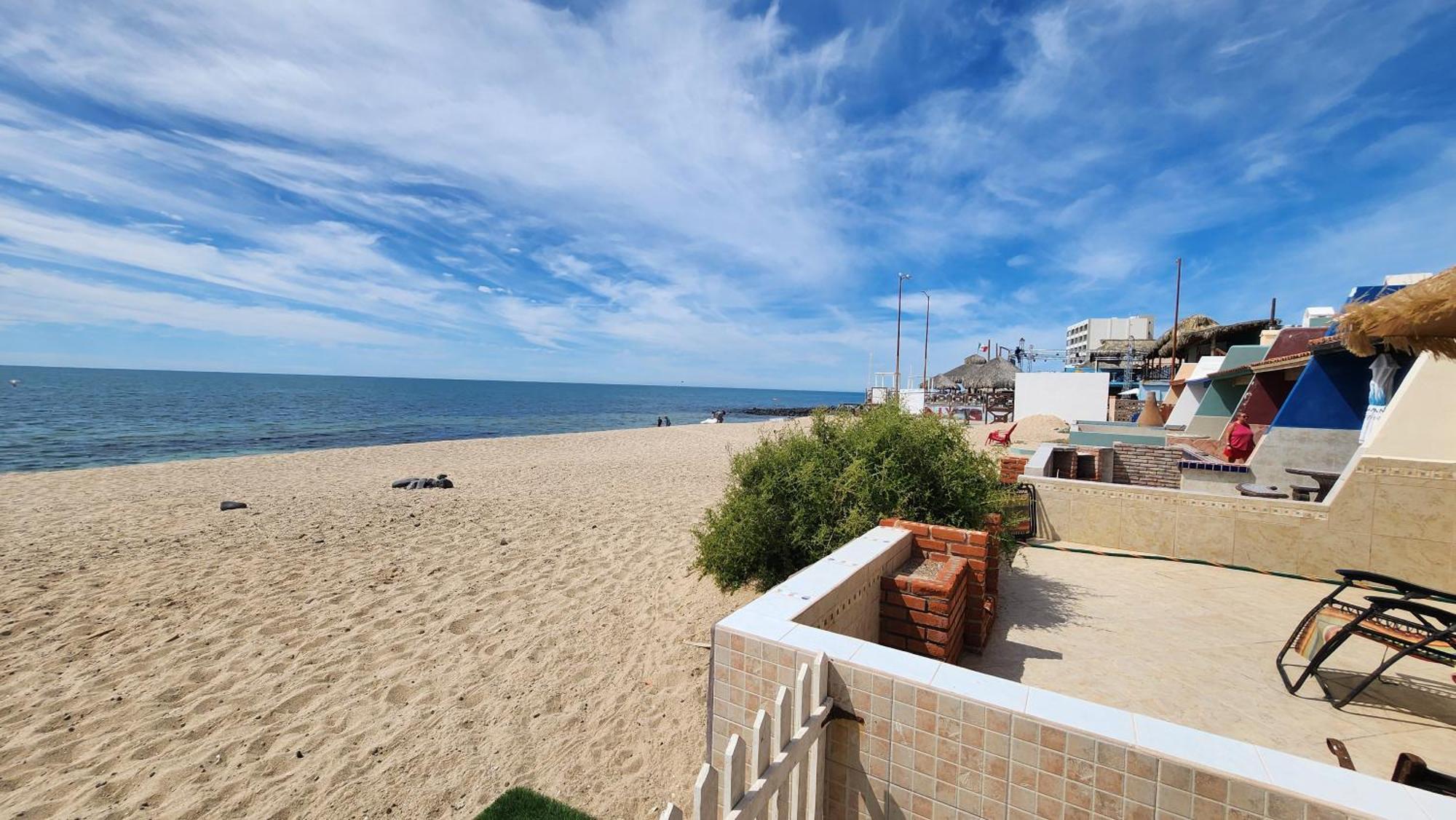 Las Brisas #8 Beachfront - On The Sand And Steps From Mannys For Tacos & Tequila Puerto Peñasco Exterior foto